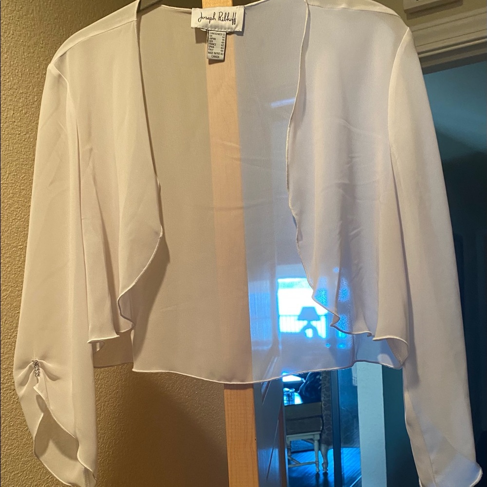 Joseph Ribkoff airy crop cover dressy and light size 12